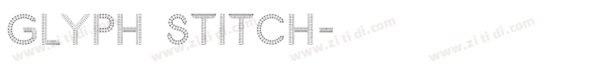 Glyph Stitch字体转换